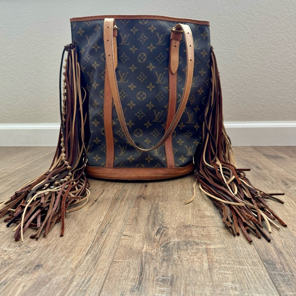 Vintage Boho Bags Large French Tote - Louis Vuitton - Picture 9 of 12